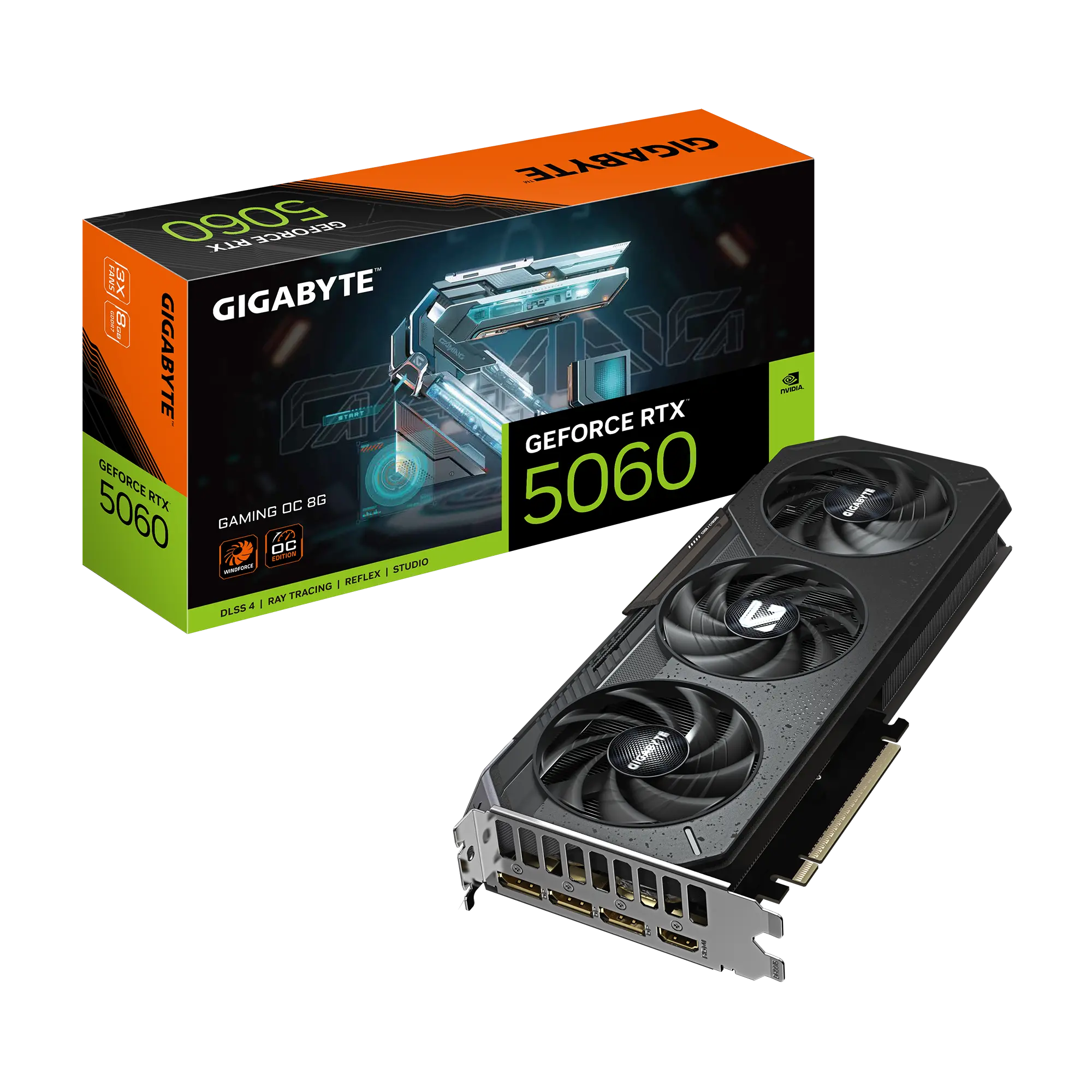 GPU RTX 5060 8GB GIGABYTE GAMING OC